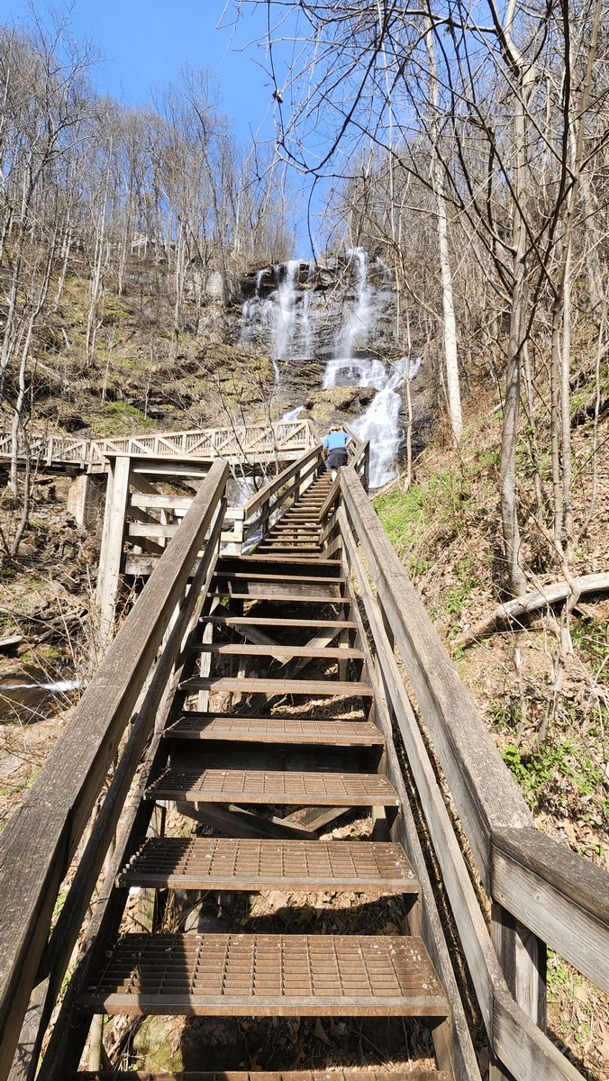 Staircase IronHike AT Approach Trail Amicalola Falls endurance event Dawsonville GA