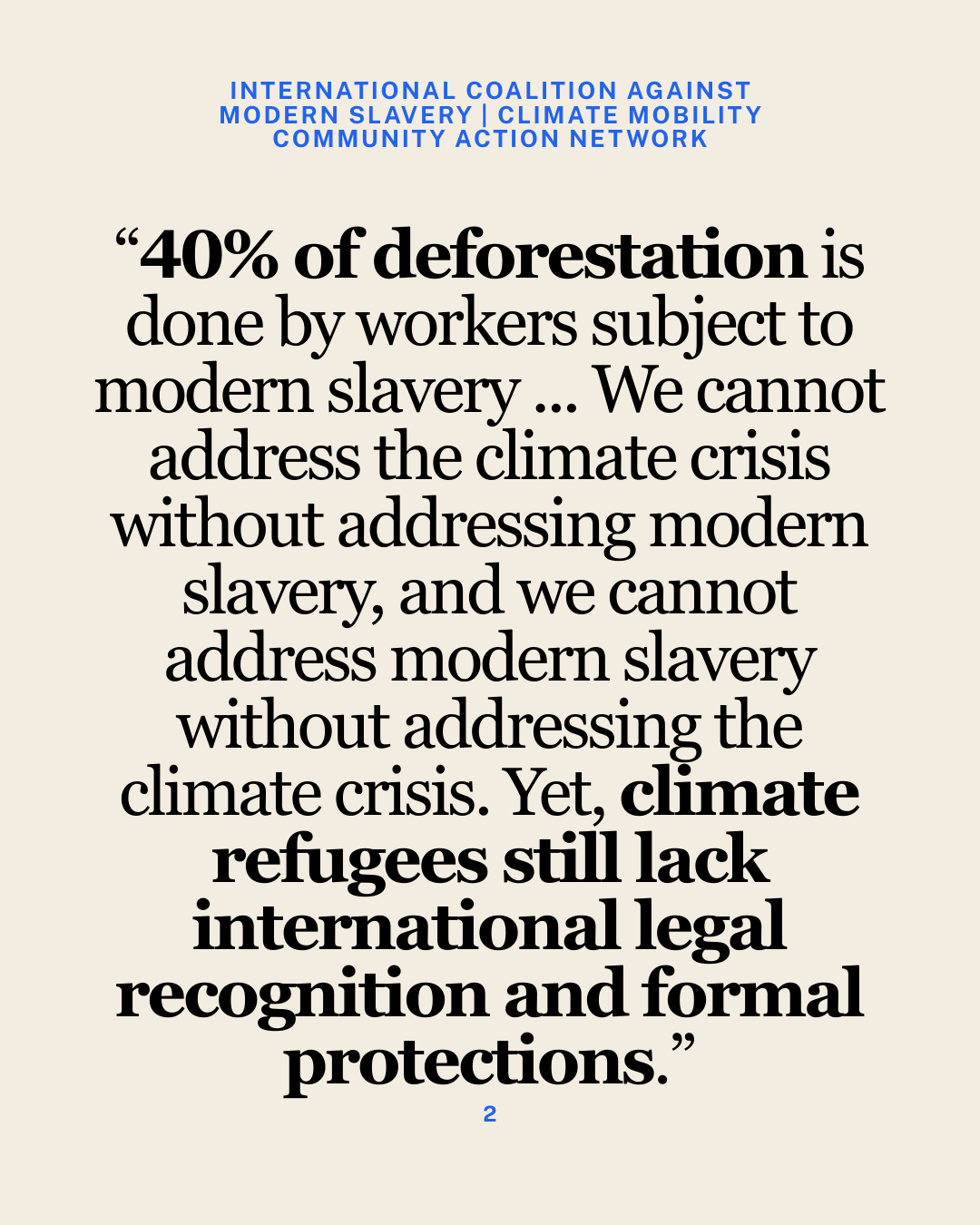 Climate, Migration, Slavery - Icams's Site
