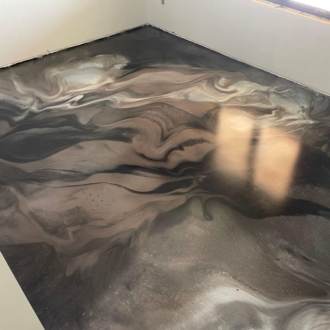 Metallic Epoxy Flooring Green Bay WI Titletown Epoxy