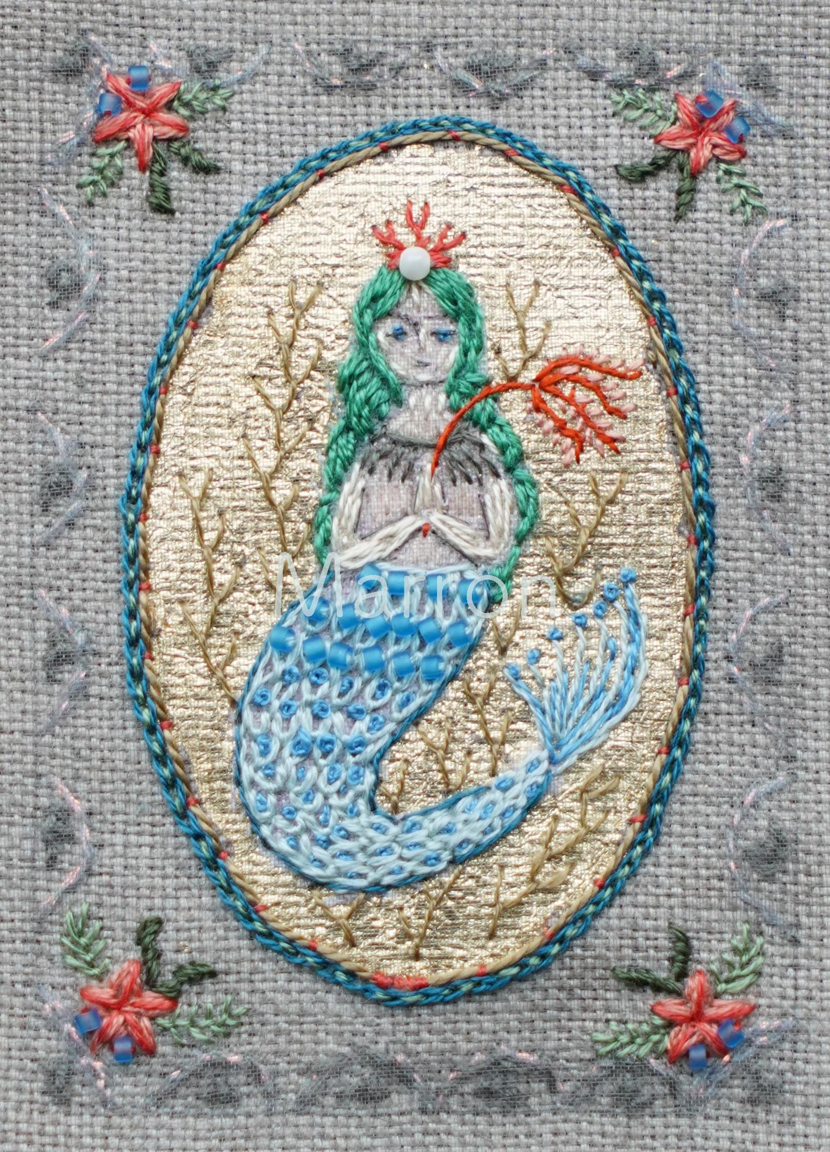 不思議な刺繍イラスト by Marron