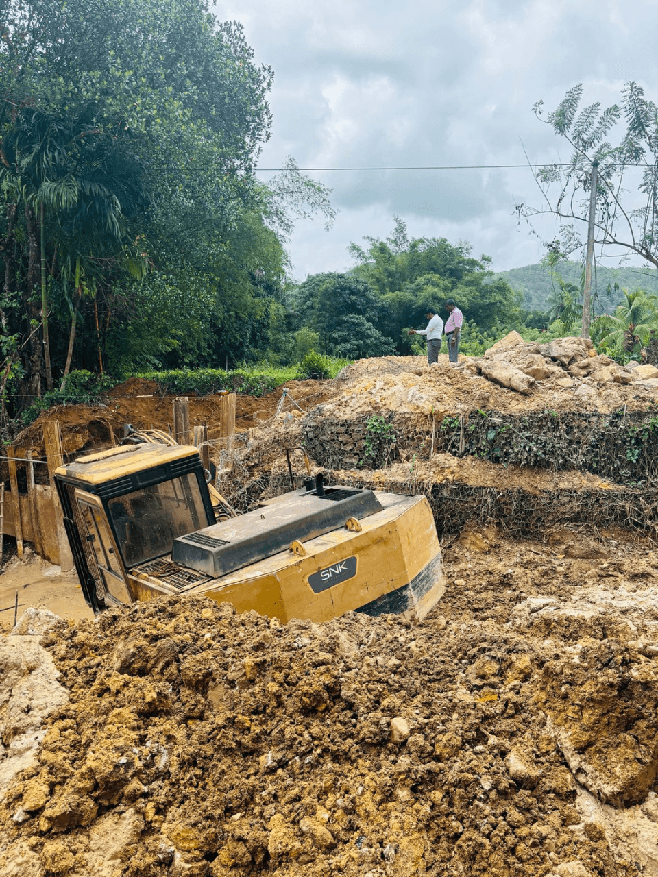 The mist over the mountains