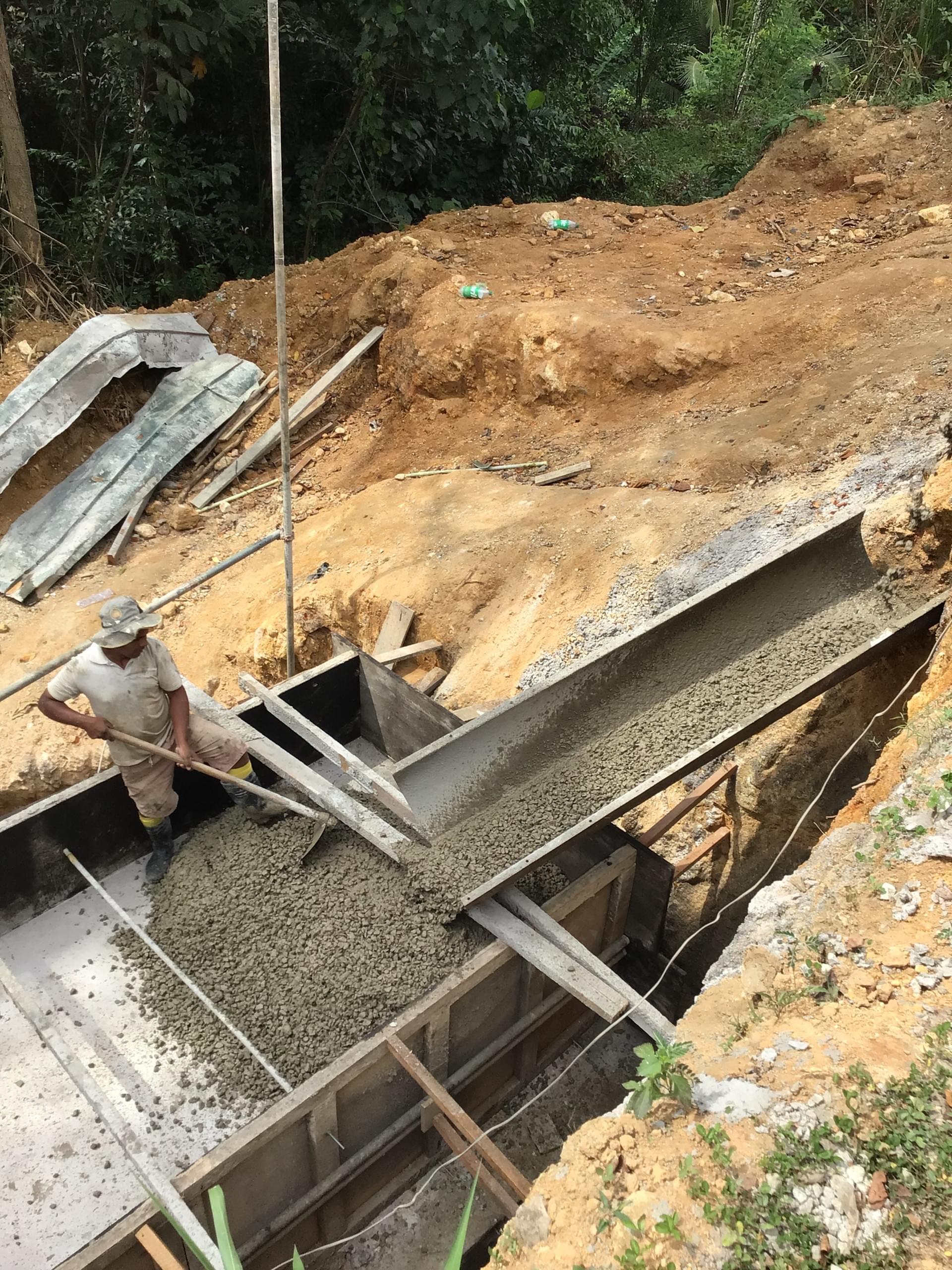 The mist over the mountains