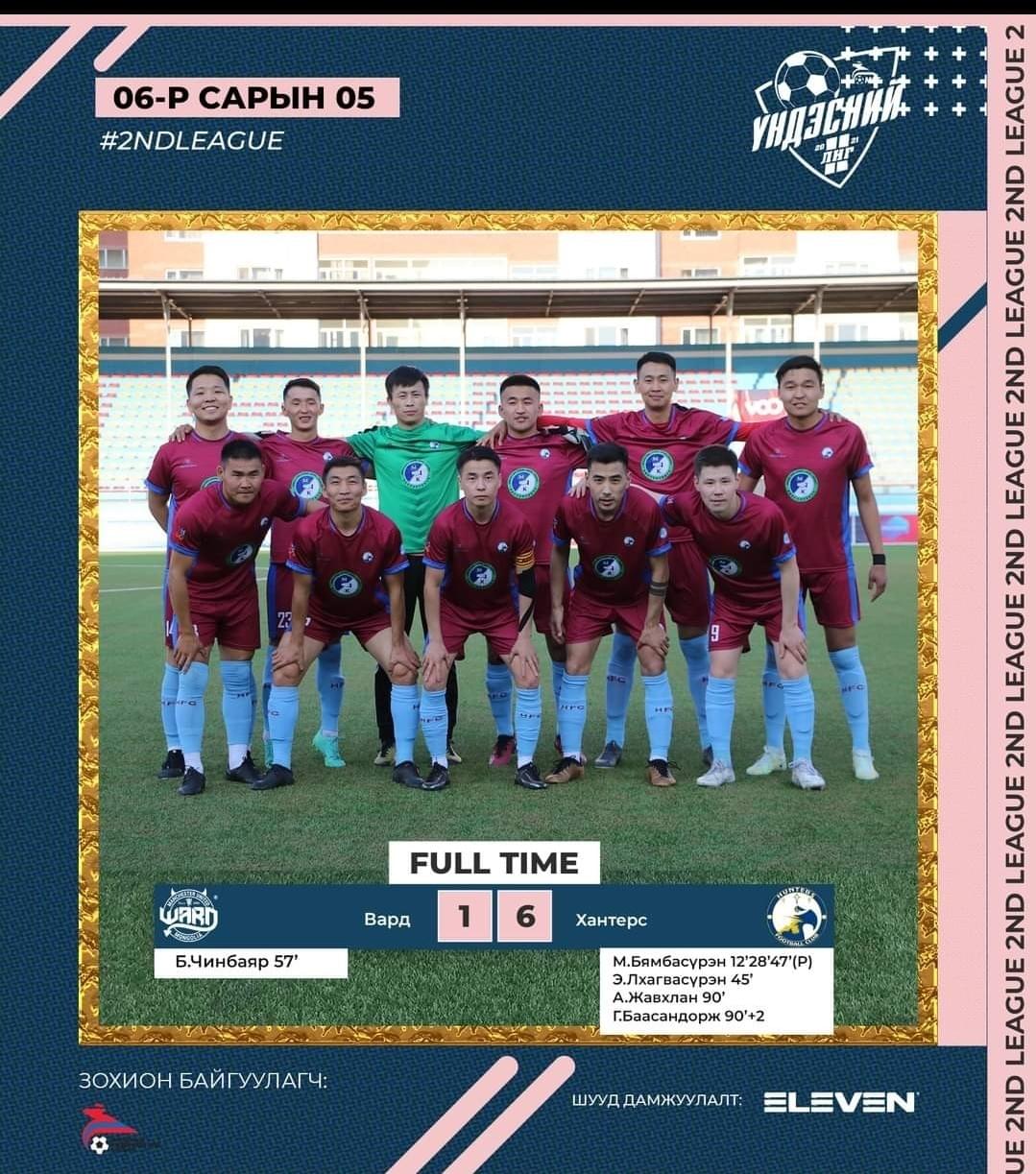 Hunters FC 2nd League - Hunters Football Club