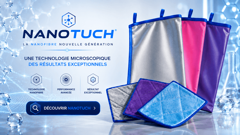 Nanotuch nanofibre nouvelle génération pour le nettoyage