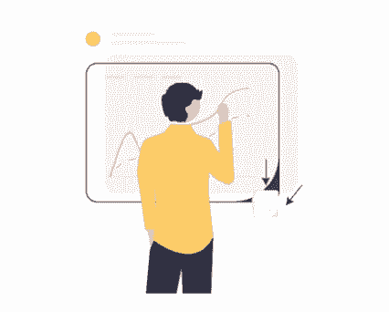 Employer writing on digital screen to depict joining Business Trial Pathway Employer writing on digital screen to depict joining Business Trial Pathway