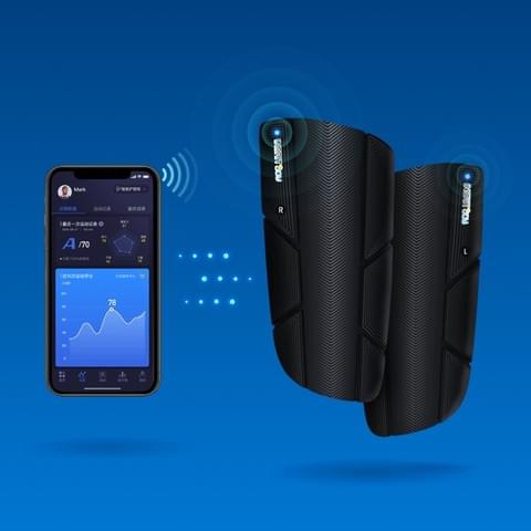 Sync data with smart shin guards after the session.