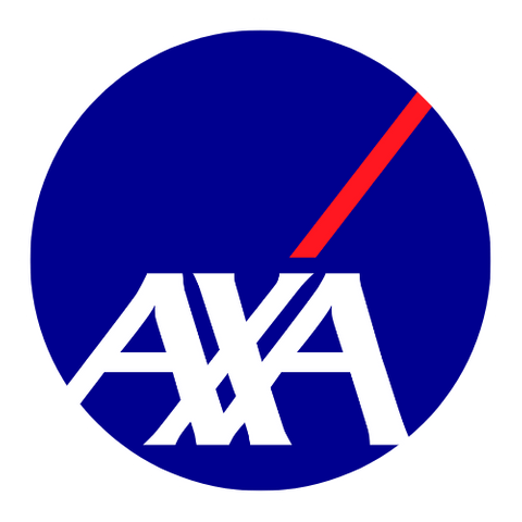 logo Axa client com en couleurs