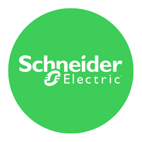 Logo schneider electric client com en couleurs
