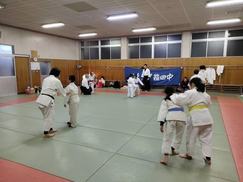 前橋中央合気会 合気道(子供クラス)の稽古模様1 