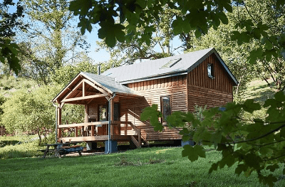Chalet Mont Juru bij mini resort La Truite d'Argent