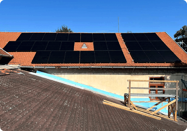 Hongrie - Installation photovoltaïque sur toiture de 63,36 kWp
