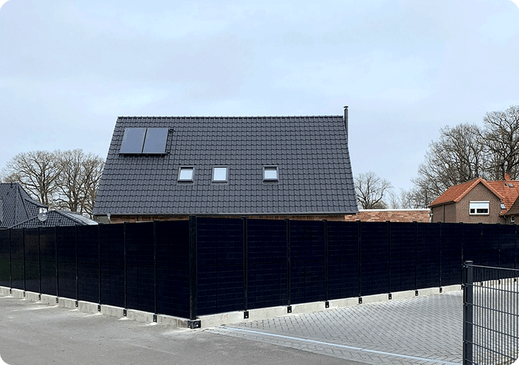 Allemagne - Installation photovoltaïque sur clôture de 36,12 kWp