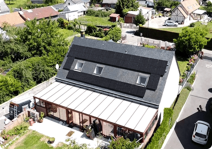 France - Installation photovoltaïque sur toiture de 9,46 kWp