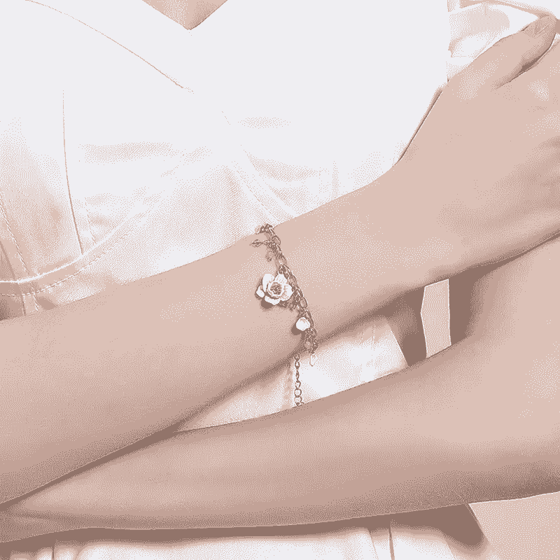 beautiful flower bracelet perfect for adding elegance