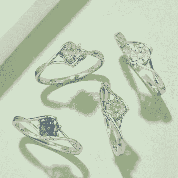 mothers day rings showcasing colorful birthstones