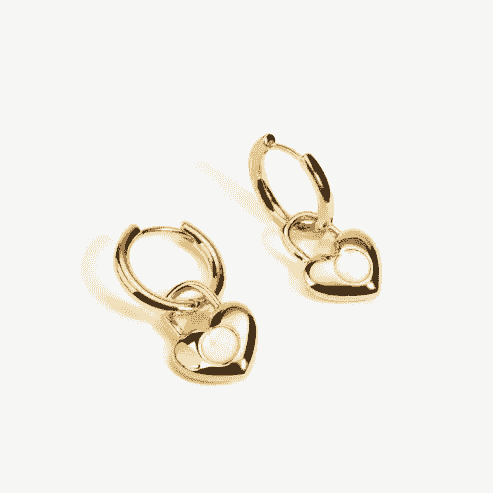 stunning heart-shaped stud earrings perfect for any occasion