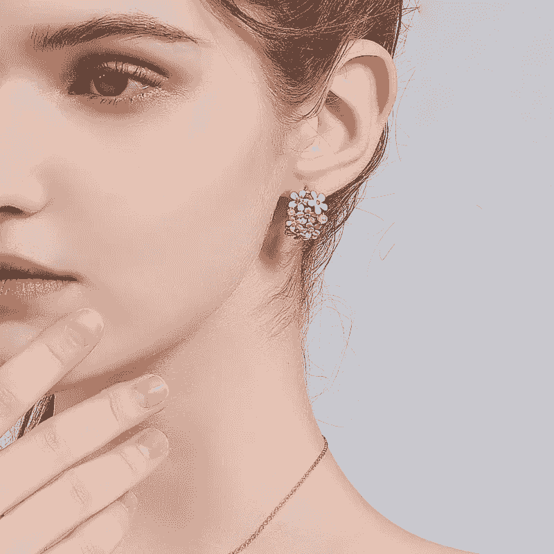 what are different types of earrings showcased through stylish long earring collection