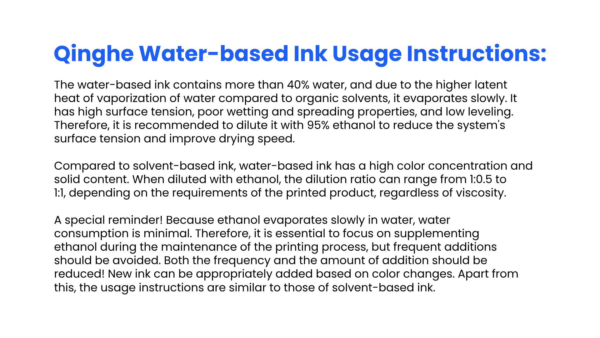 Variety of water based ink for screen printing options displayed on a table Variety of water based ink for screen printing options displayed on a table