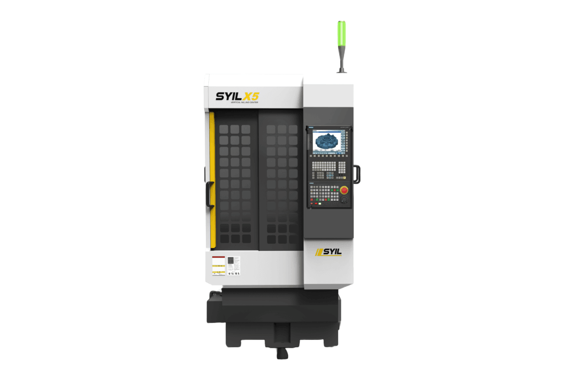 Illustration of a modern CNC machine in operation Illustration of a modern CNC machine in operation