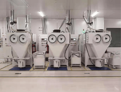 Efficient water dust collector system used in polishing operations