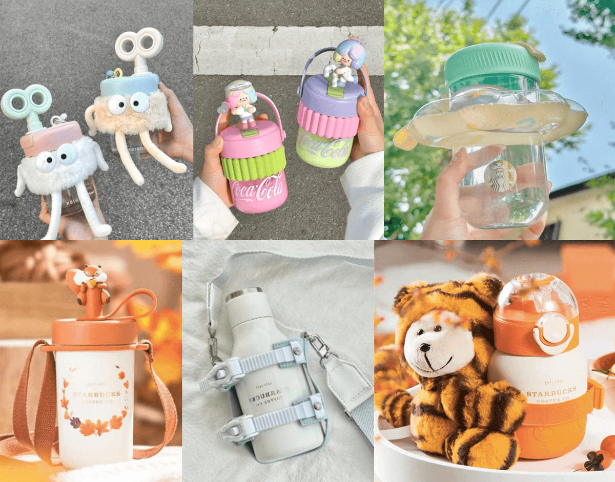 Engaging visual of various custom water bottles promoting sustainability. Engaging visual of various custom water bottles promoting sustainability.