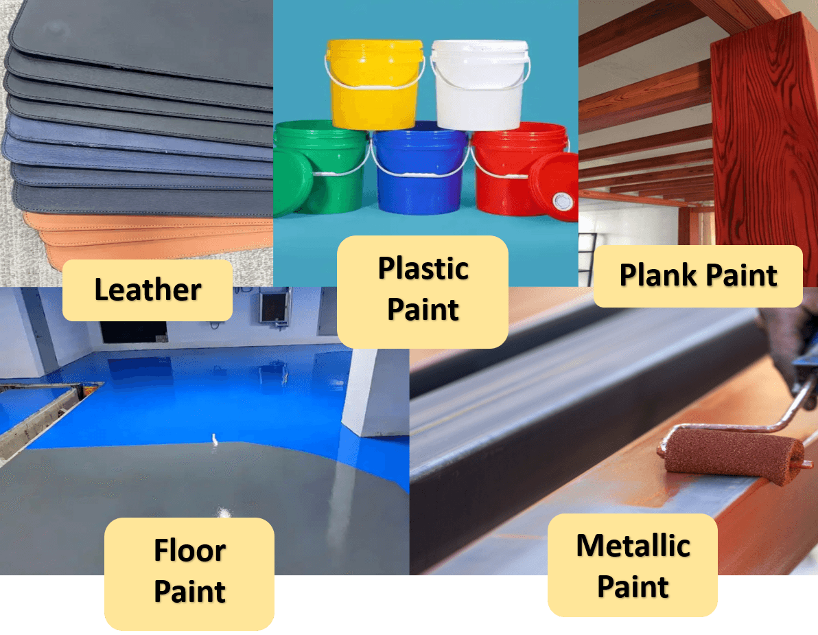 Different types of adhesive glue used in projects. Different types of adhesive glue used in projects.