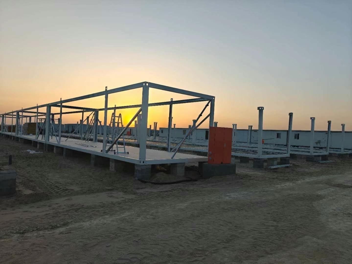 Innovative oil rig accommodation design enhancing workforce comfort.