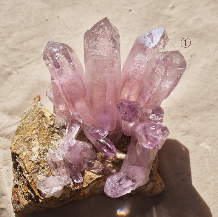 himalayan quartz cluster shining beautifully among other crystals himalayan quartz cluster shining beautifully among other crystals