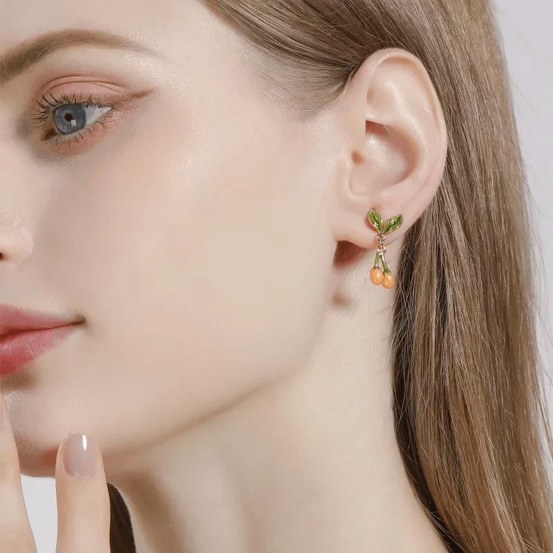 Explore stunning floral jewelry like these unique flower earrings.