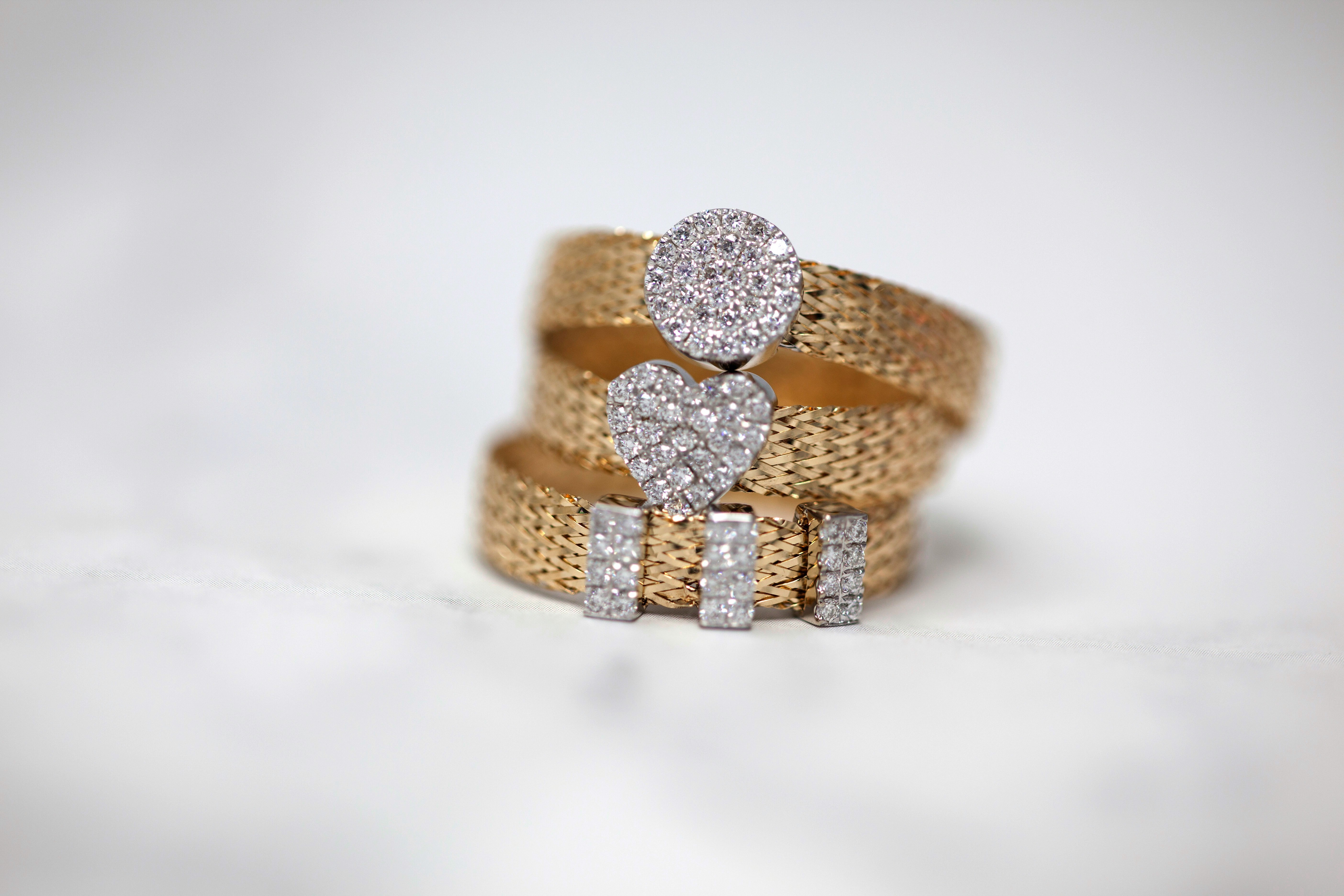 Gold and silver everyday rings comparison Gold and silver everyday rings comparison