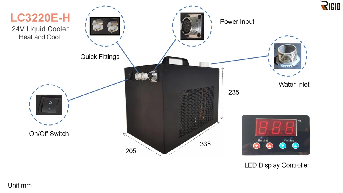 Efficient PC Water Cooling Chiller Efficient PC Water Cooling Chiller