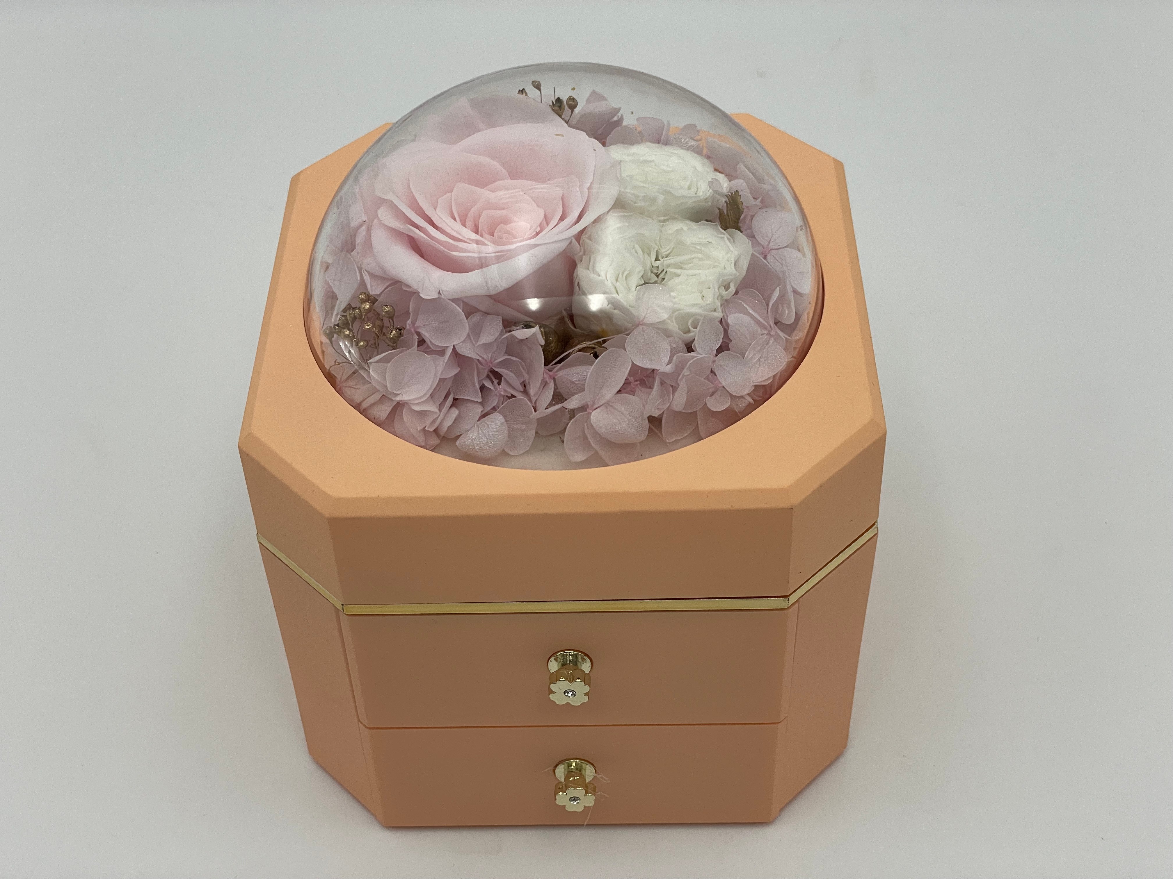 Stunning flowers forever jewelry beautifully packaged for gifting.