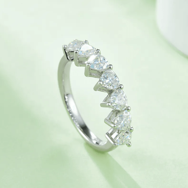 simple diamond rings showcased among various unique shapes simple diamond rings showcased among various unique shapes