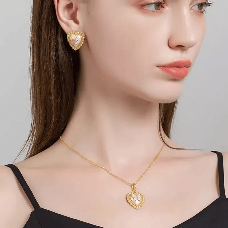 a butterfly necklace highlighting exquisite design and sparkle a butterfly necklace highlighting exquisite design and sparkle