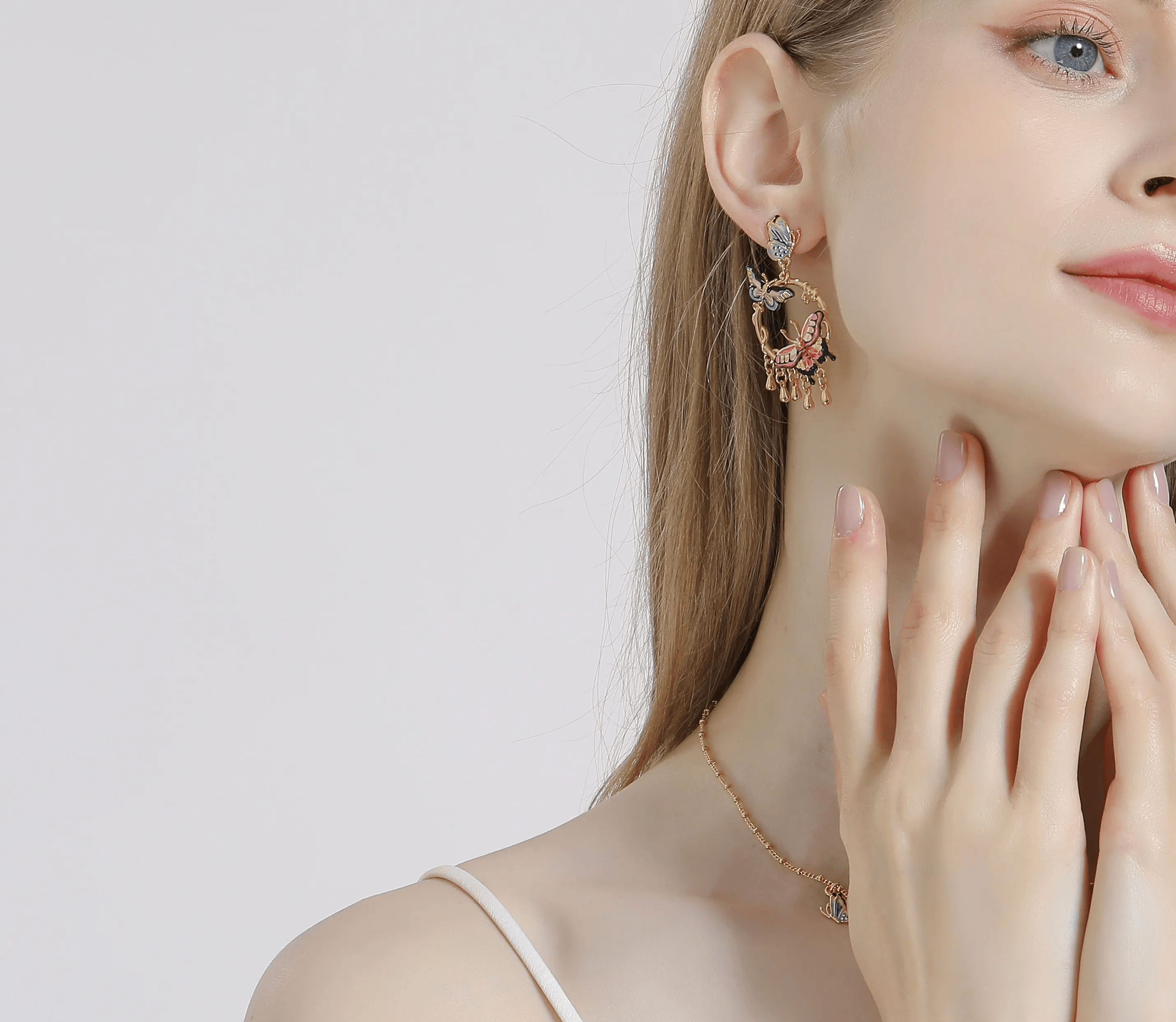 Stylish artistic post earrings perfect for off shoulder dress Stylish artistic post earrings perfect for off shoulder dress