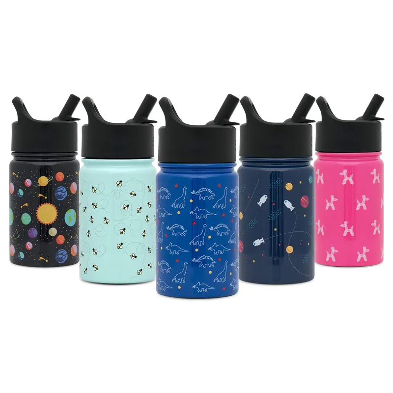 Stainless Steel Water Bottles for Kids - Fun Design Stainless Steel Water Bottles for Kids - Fun Design