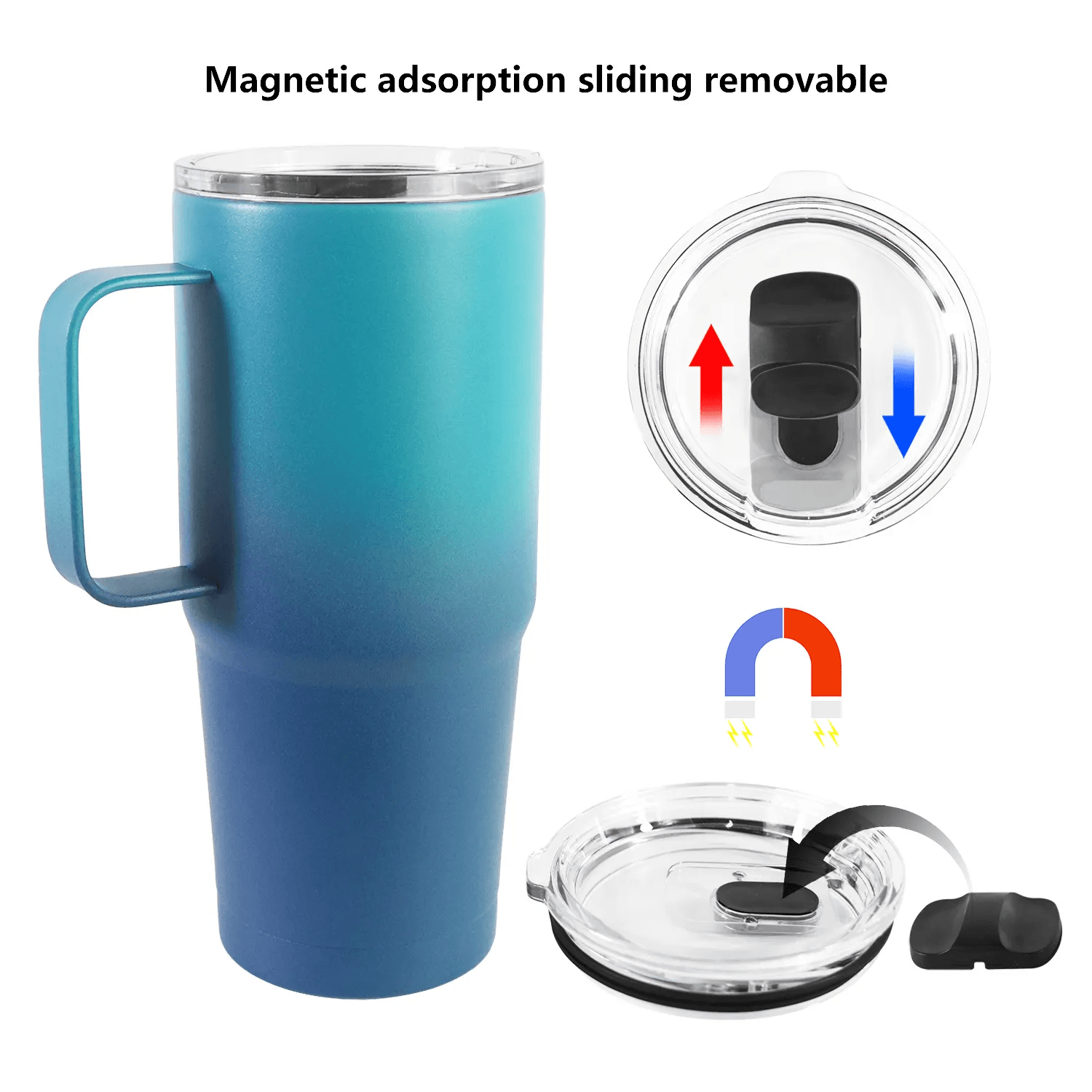 Cleaning and sanitizing large insulated cup with handle Cleaning and sanitizing large insulated cup with handle