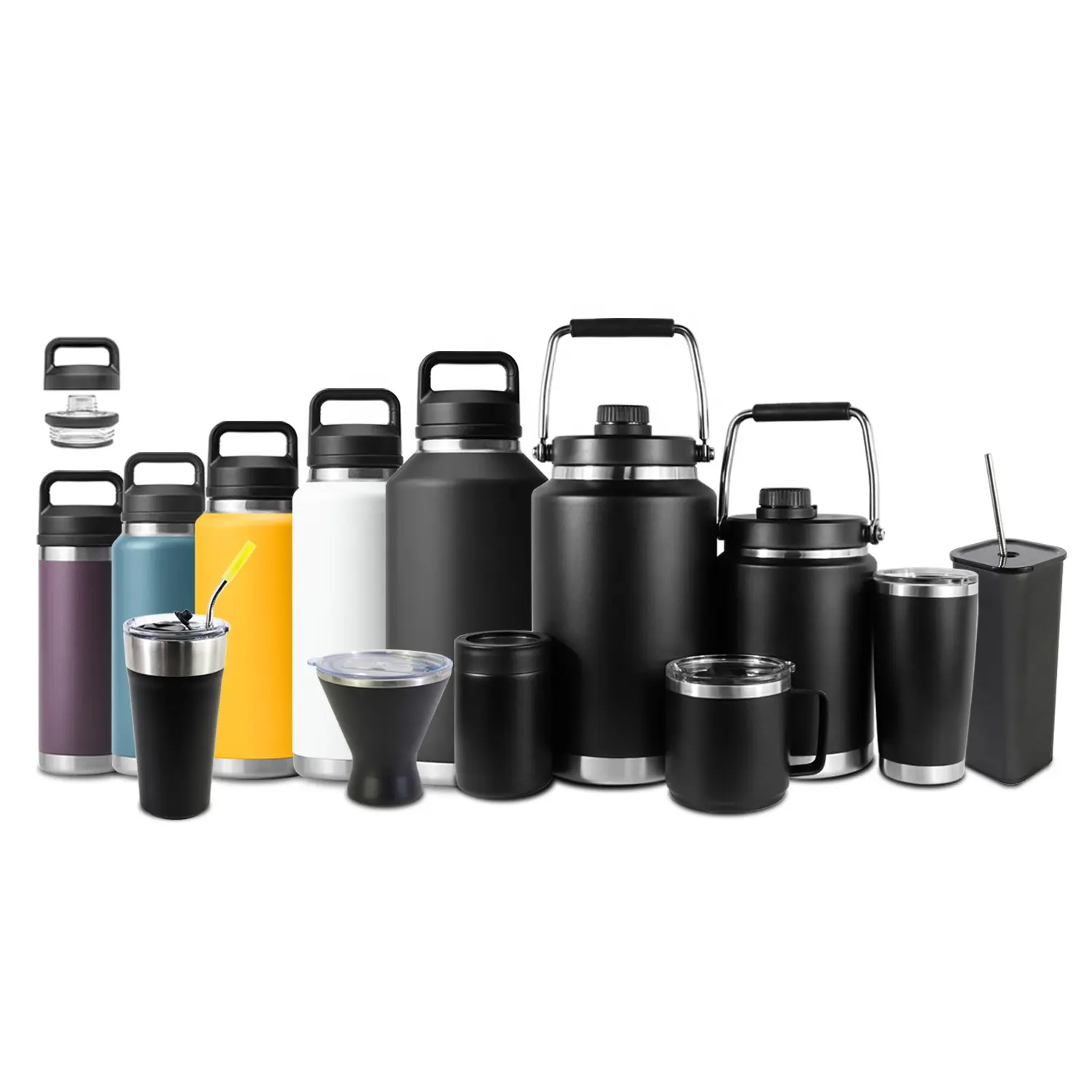 Assorted stainless steel grades display. Assorted stainless steel grades display.