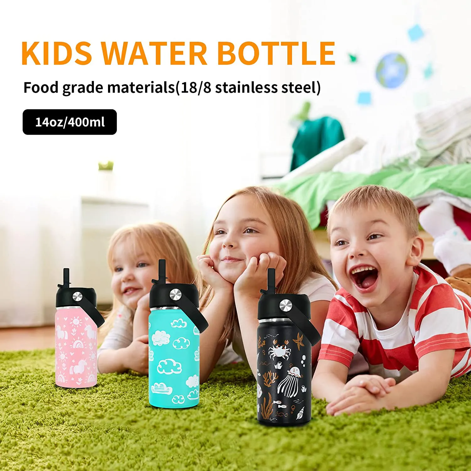 Assortment of BPA free water bottles. Assortment of BPA free water bottles.