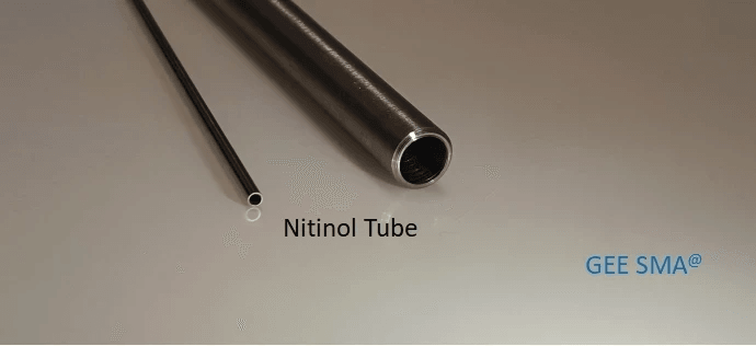 Nitinol strip showcased with medical instruments. Nitinol strip showcased with medical instruments.